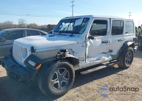 2021 Jeep Wrangler Unlimited Sport S 4X4 from USA, damaged, VIN 1C4HJXDG5MW528071